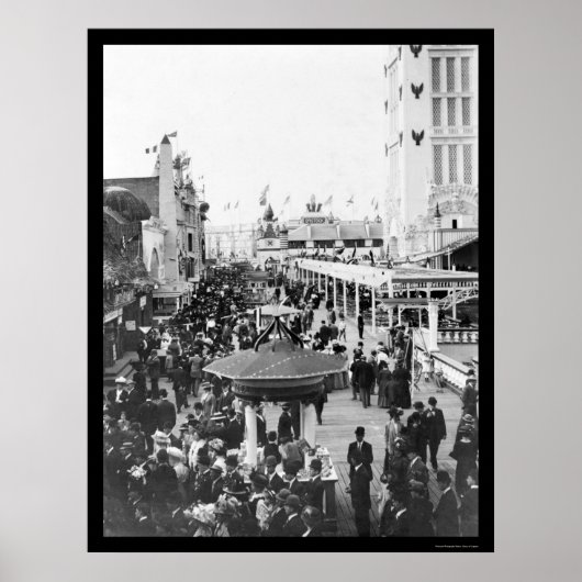 Dreamland, Coney Island, New York City 1912 Poster (Vorne)