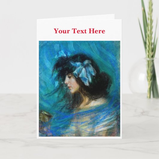 Dreamland von Alice Pike Barney Dankeskarte (Vorderseite)