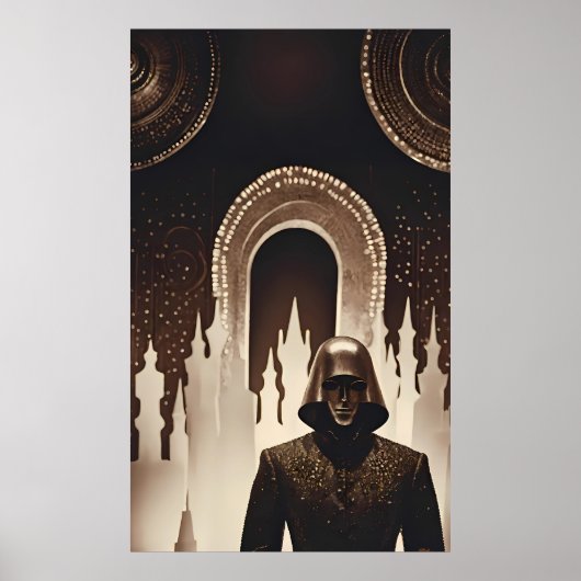 Dreamland's Courier - Ken Gage Surreal Art Poster (Vorne)