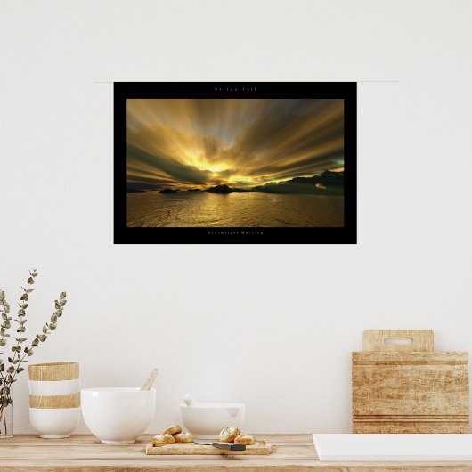 Dreamlight Morning Poster (Küche)