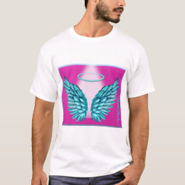 "Dreamlike Angelic Wings and Halo" T-Shirt