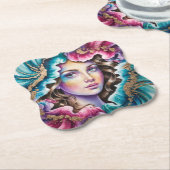 Dreamlike Art Portrait Untersetzer Set (angewinkelt)