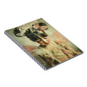 Dreamlike Children Portrait | Butterfly Whisper Notizblock (Rechte Seite)