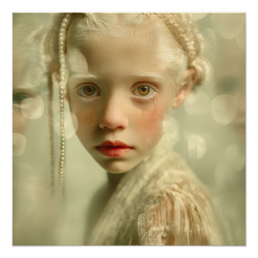 Dreamlike Children Portrait Whispered Light Child Poster (Vorderseite)