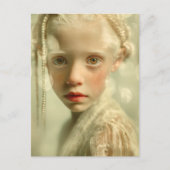 Dreamlike Children Portrait Whispered Light Child Postkarte (Vorderseite)