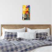 dreamlike cityscape artwork wall frame leinwanddruck (Insitu (Schlafzimmer))