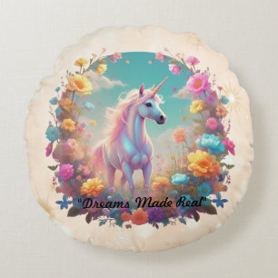 "Dreamlike Nature Beauty" Rundes Kissen