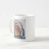 "DreamLike" - Originalkunst für Pferde und Traum Kaffeetasse (Vorderseite Links)