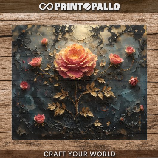 Dreamlike Roses - Decoupage Geschenkpapier Set