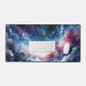 Dreamlike Watercolor Night Sky Desk Mat Schreibtischunterlage (Tastatur & Maus)