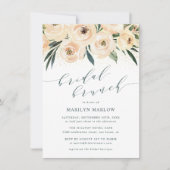 Dreammeer Rose Gold Glitzer Brautparty Brunch Einladung (Vorderseite)