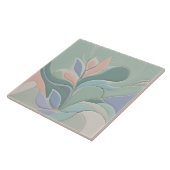 Dreamminze Abstrakte Blumenpracht Moderne Pastell  Fliese (Seite)