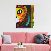 DREAMRZ - CAT 1 - Erstdruck Leinwanddruck (Insitu (Wohnzimmer))