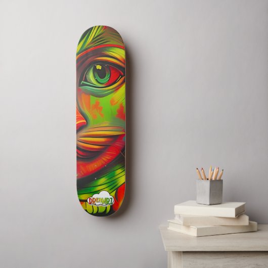 DREAMRZ - CAT 1 - Skateboard (Wandkunst)