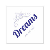 Dreams are not real permastempel (Design)