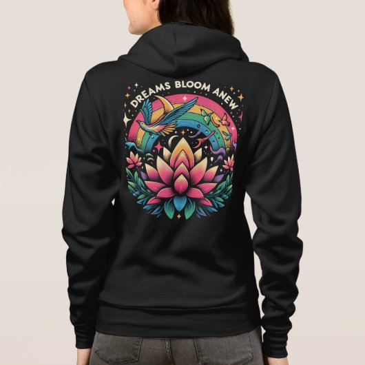 Dreams Bloom Anew Hoodie (Rückseite)