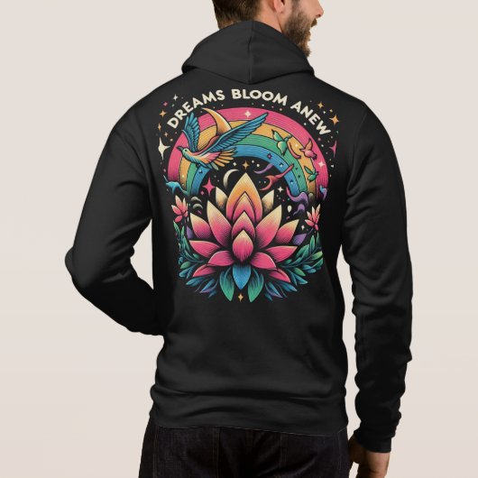 Dreams Bloom Anew Hoodie (Rückseite)