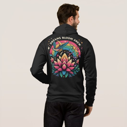 Dreams Bloom Anew Hoodie (Schwarz voll)