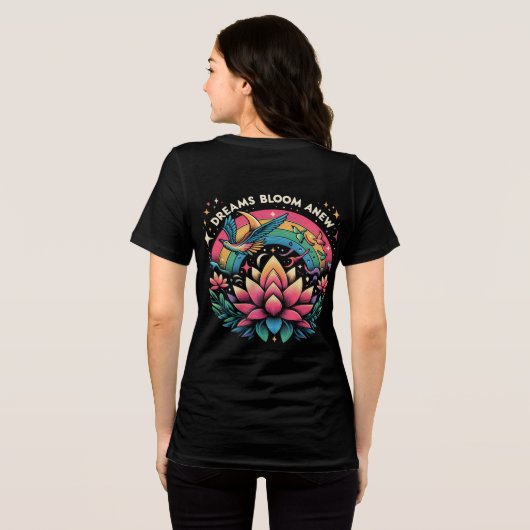 Dreams Bloom Anew Tri-Blend Shirt (Rückseite voll)