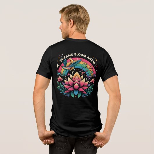 Dreams Bloom Anew Tri-Blend Shirt (Rückseite voll)