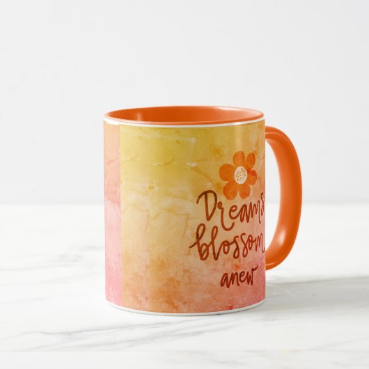 Dreams Blossom Anew Tasse (VorderseiteRechts)