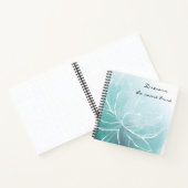 Dreams Blue Floral Notebook/Journal Notizblock (Innenseite)