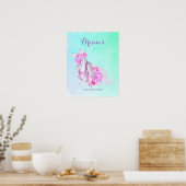 Dreams Can Come True Ballet Shoes in Pink Poster (Küche)