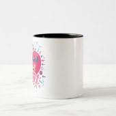 Dreams come true, Inspirational quotes Zweifarbige Tasse (Mittel)