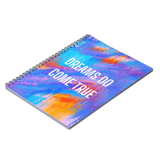 Dreams Do Come True Notebook Notizblock (Linke Seite)