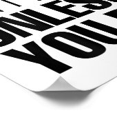 Dreams Don`t Work Unless You Do Men Women Kids Tee Poster (Ecke)