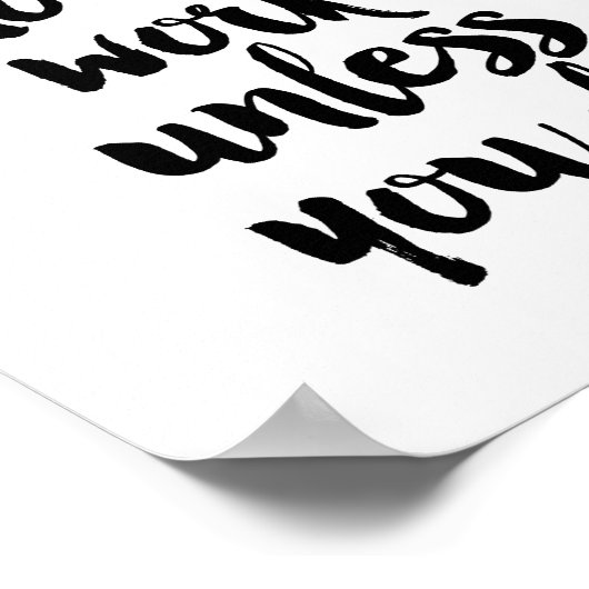 Dreams don't work unless you do poster (Ecke)