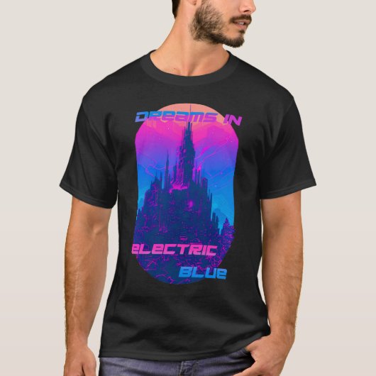 Dreams in Electric Blue T-Shirt (Vorderseite)