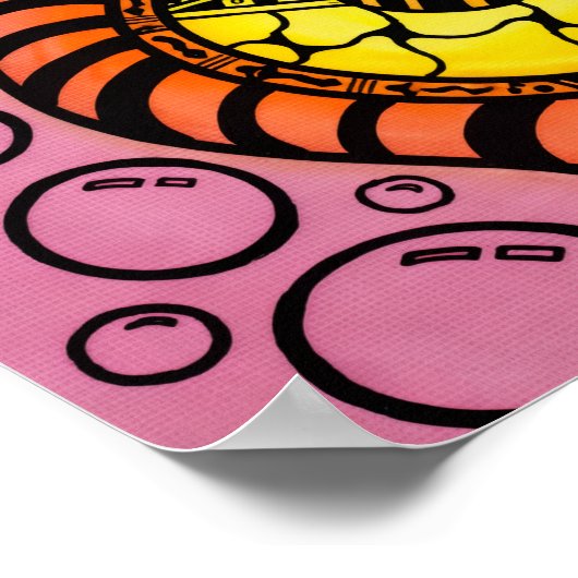 Dreams in Red Poster (Ecke)