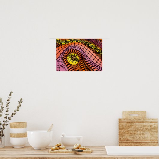 Dreams in Red Poster (Küche)