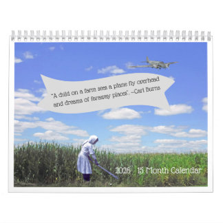 "Dreams Of Faraway Places" 2026 15-Month Calendar Kalender