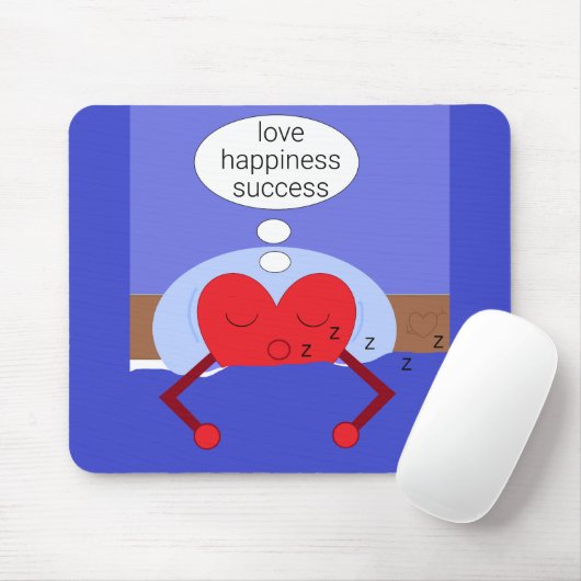 Dreams of My Heart:  Blue Mousepad (Mit Mouse)