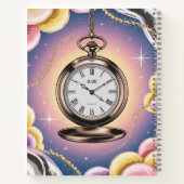 Dreams Pocket Watch Sky Spiral Notebook Notizblock (Rückseite)