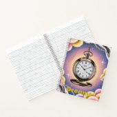 Dreams Pocket Watch Sky Spiral Notebook Notizblock (Innenseite)