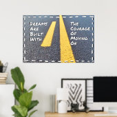 "Dreams" Positives Wall Art Poster (Heimbüro)