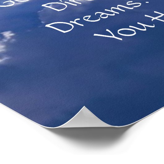 Dreams Poster (Ecke)