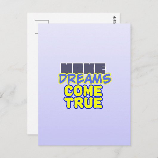 Dreams Postkarte (Vorne/Hinten)