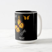 DREAMS SIND WAHR ZWEIFARBIGE TASSE (VorderseiteRechts)