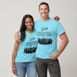 Dreams Take Flight blauer Horizont T-Shirt