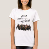 Dreams Take Flight weiß T-Shirt (Vorderseite)
