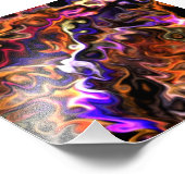 Dreams trippy Modern Art 1.9 schreiben Fotodruck (Ecke)