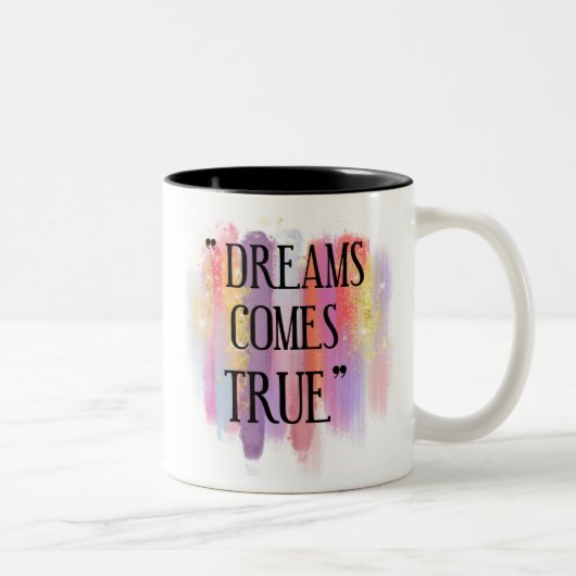 Dreams True Zweifarbige Tasse (Rechts)