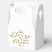 DREAMS WIRKLICH WIRKLICH WERDEN WAHRE Gold-Typ-GÜN Geschenkschachtel (Geöffnet)