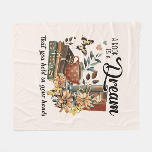 Dreamscape Bliss Fleecedecke (Vorderseite (Horizontal))