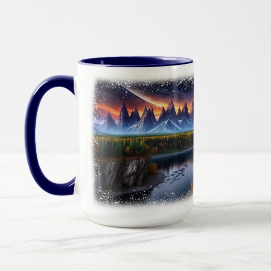 Dreamscape Delights Kaffee Mugs individuell anpass Tasse (Links)