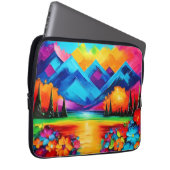 Dreamscape Horizon Malerei Laptopschutzhülle (Vorne Rechts)